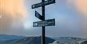Himingen top point (1066 m above sea level).