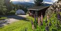 cabin and Glamping tent at Lystang Camping