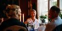 guests have dinner at Nutheim Gjestgiveri