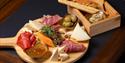 tapas plate served at Øya Spiseri