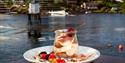 dessert served at Øya Spiseri
