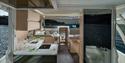kitchen on the Canal Boats Telemark boat