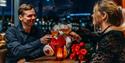 couple celebrating Valentine's Day at Jonas B Gundersen in Porsgrunn