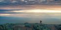 hiker at Mount Gausta