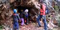 group of children walks Hanakamjuvet , photo: Hamish Moore