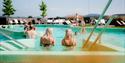 people in the outdoor pool in the swimming park at Quality Hotel Skjærgården in Langesund