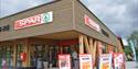the facade of Spar in Fyresdal