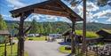 Entrance to Groven Camping & Hyttegrend