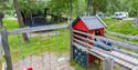the playground at Groven Camping & Hyttegrend