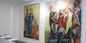 the exhibition at Smørklepp art museum
