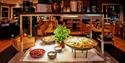 evening buffet at the Home Hotel Bryggeparken