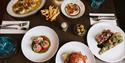 different dishes at Follow restaurant in Porsgrunn