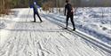 2 who cross-country ski in Skien leisure park