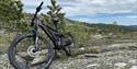 bicycle to Bicycle & Tour Gautefall stands on a rock