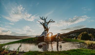 the art installation "TREE" at Notodden