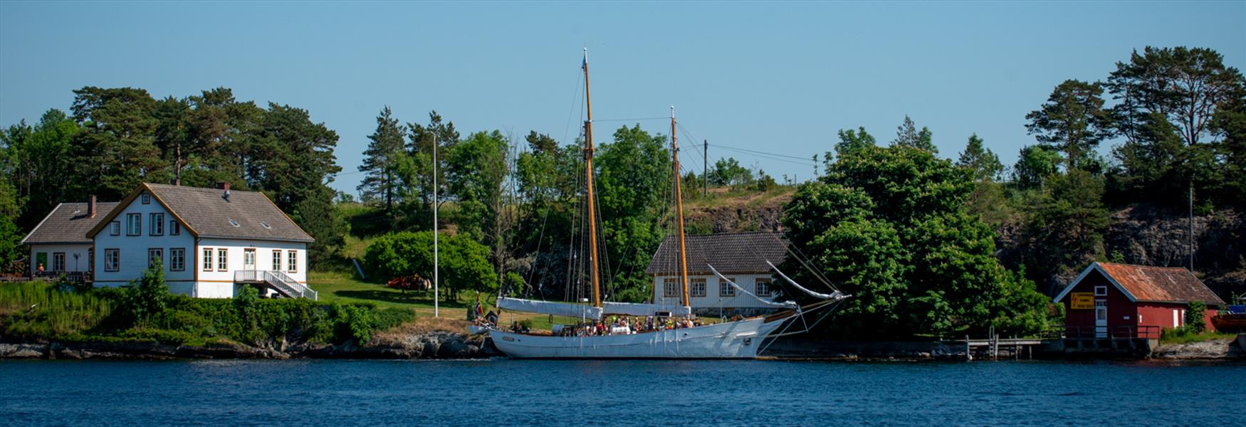 sailboat at Langøya Main Farm