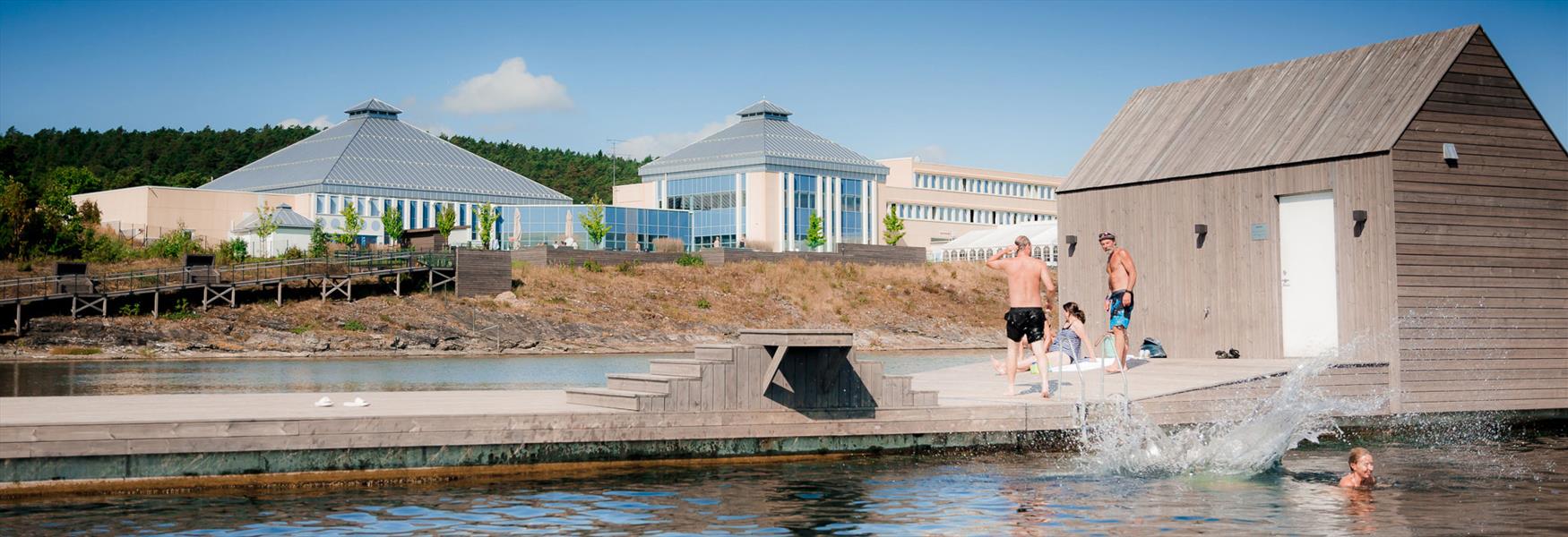 bathing jetty at Quality Hotel Skjærgården in Langesund