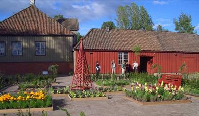 Historical garden, Porsgrunn town museum