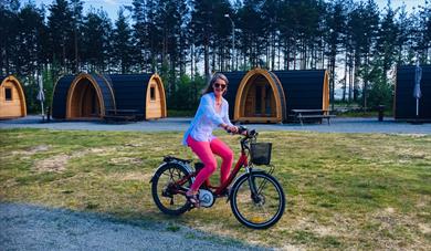Pods at Bø Camping and cottage village