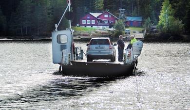 Cable ferry on the Nisser