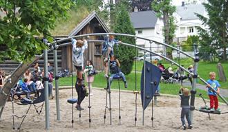 The playground in Brekkeparken