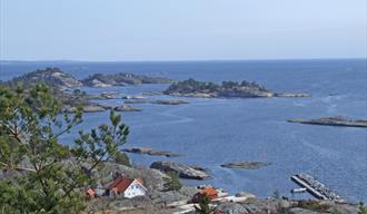 views of the sea from Trolldalen
