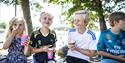hildren eat ice cream at Straand Sommerland