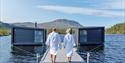 Access to the floating saunas must be ordered at the reception at Gaustablikk