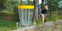 Freisbee golf at Kragerø Resort