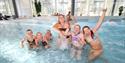 group of girls at a water park in Skien fritidspark