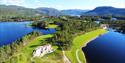 overview picture of the golf course at Vrådal Golf