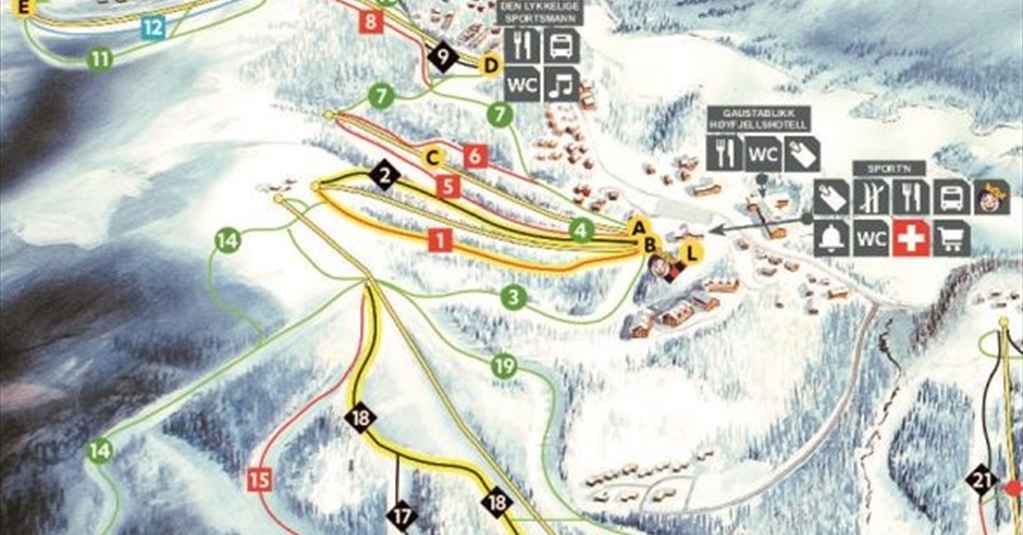 Ski resort piste maps - Visit Telemark
